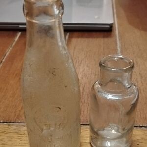 Vintage Glass Bottle Set